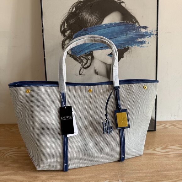 Lauren Ralph Lauren Handbags - Lauren Ralph Lauren Woven Tote